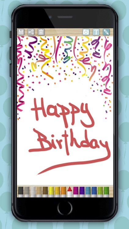 Mobile Birthday Cards
 Create birthday cards and design postcards to wish a happy