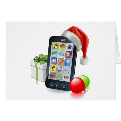 Mobile Birthday Cards
 Christmas Mobile Phone Greeting Card