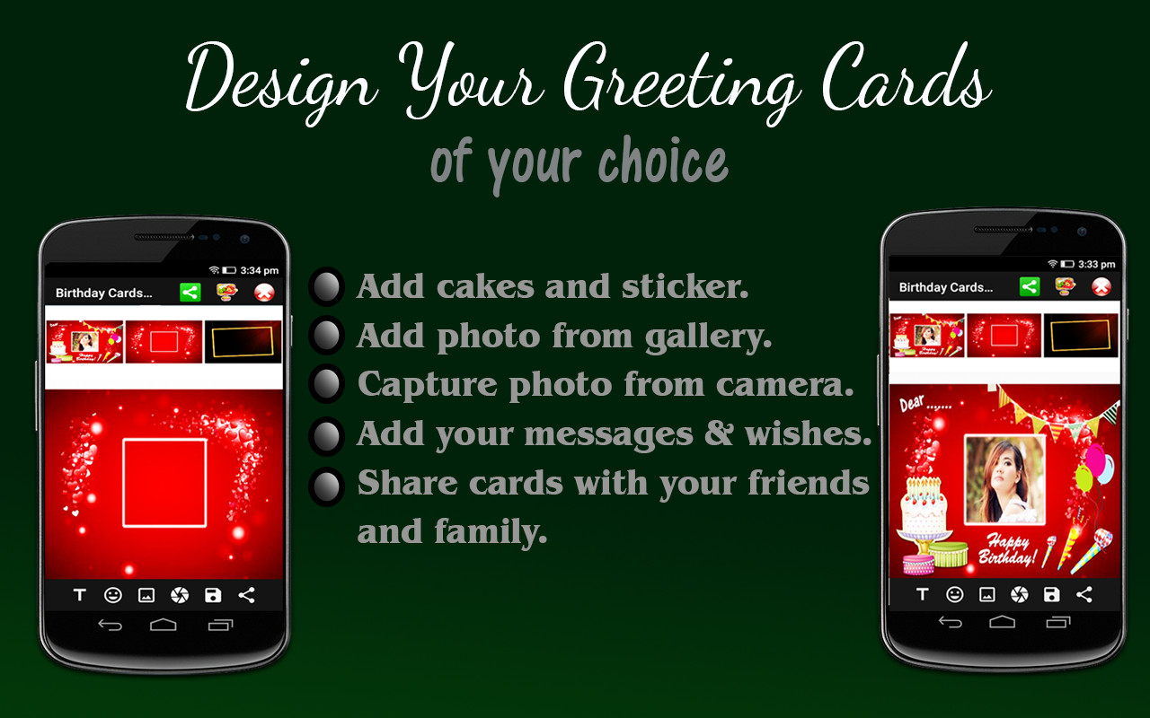 Mobile Birthday Cards
 Happy Birthday Card Maker for Android Free and
