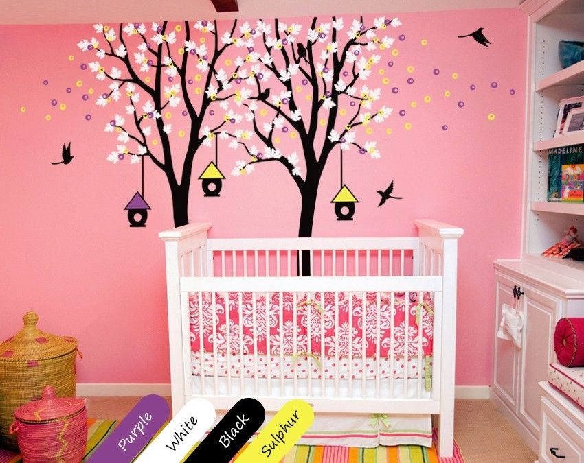 Modern Baby Nursery Decor
 Modern Baby Nursery Wall Decals Nursery decor Tree Wall