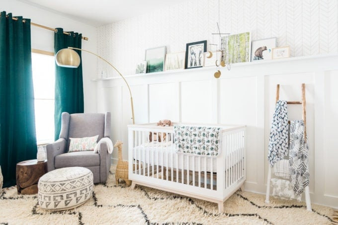 Modern Baby Nursery Decor
 Natural Baby Nursery Design Reveal