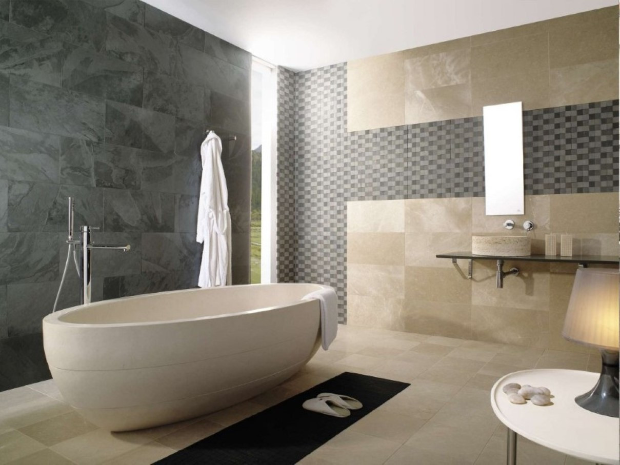Modern Bathroom Tiles Design
 50 magnificent ultra modern bathroom tile ideas photos