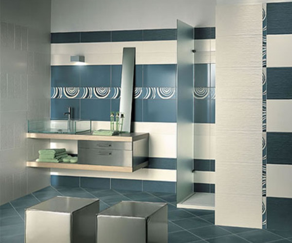 Modern Bathroom Tiling Designs
 Fun and Creative Bathroom Tile Designs