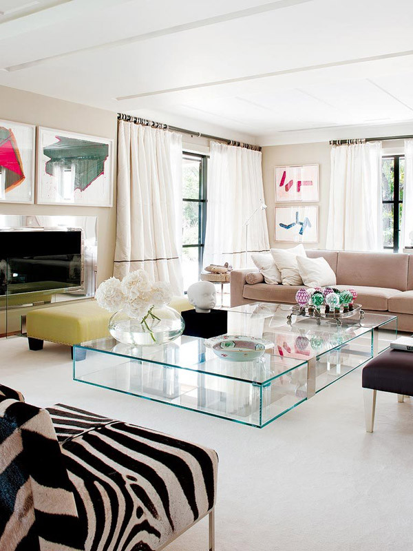 Modern Glam Living Room
 CONTEMPORARY GLAM in Portugal Erika Brechtel