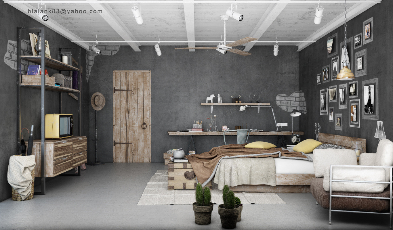 Modern Industrial Bedroom
 21 Industrial Bedroom Designs Decoholic