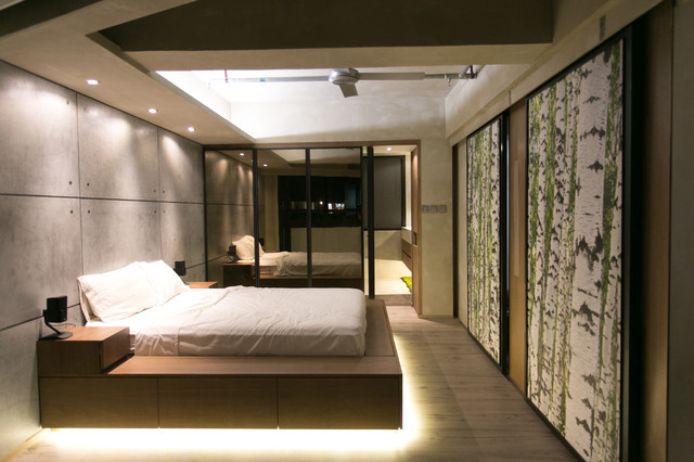 Modern Industrial Bedroom
 Modern Industrial Bedroom Modern Bedroom Hong Kong