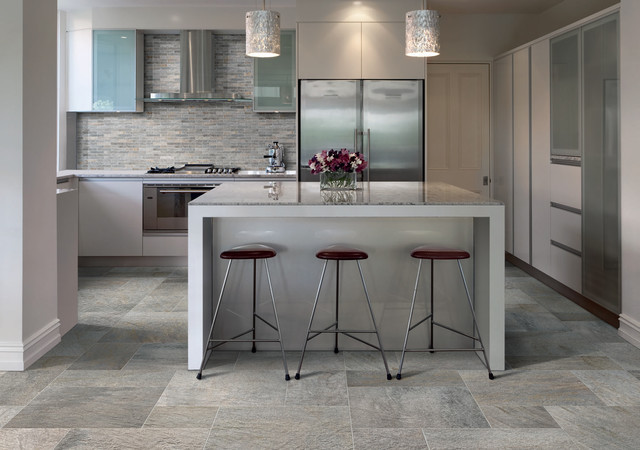 Modern Kitchen Tile Floors
 Ceramic & Porcelain Tile ideas Contemporary Kitchen