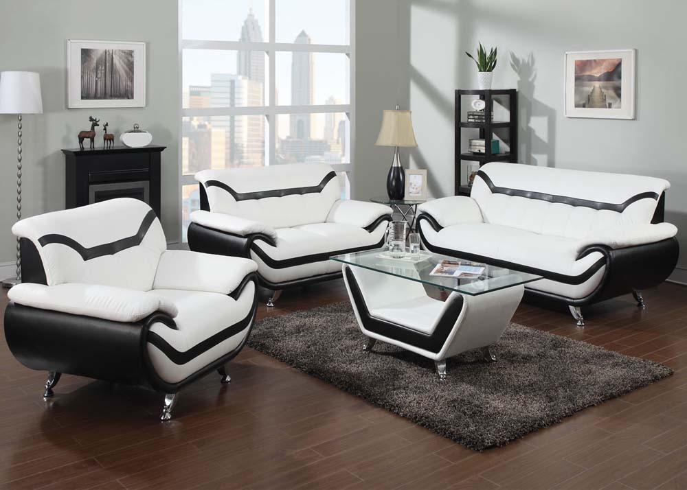 Modern Living Room Sets
 Kelly Ultra Modern Living Room Sets with Sinious Spring