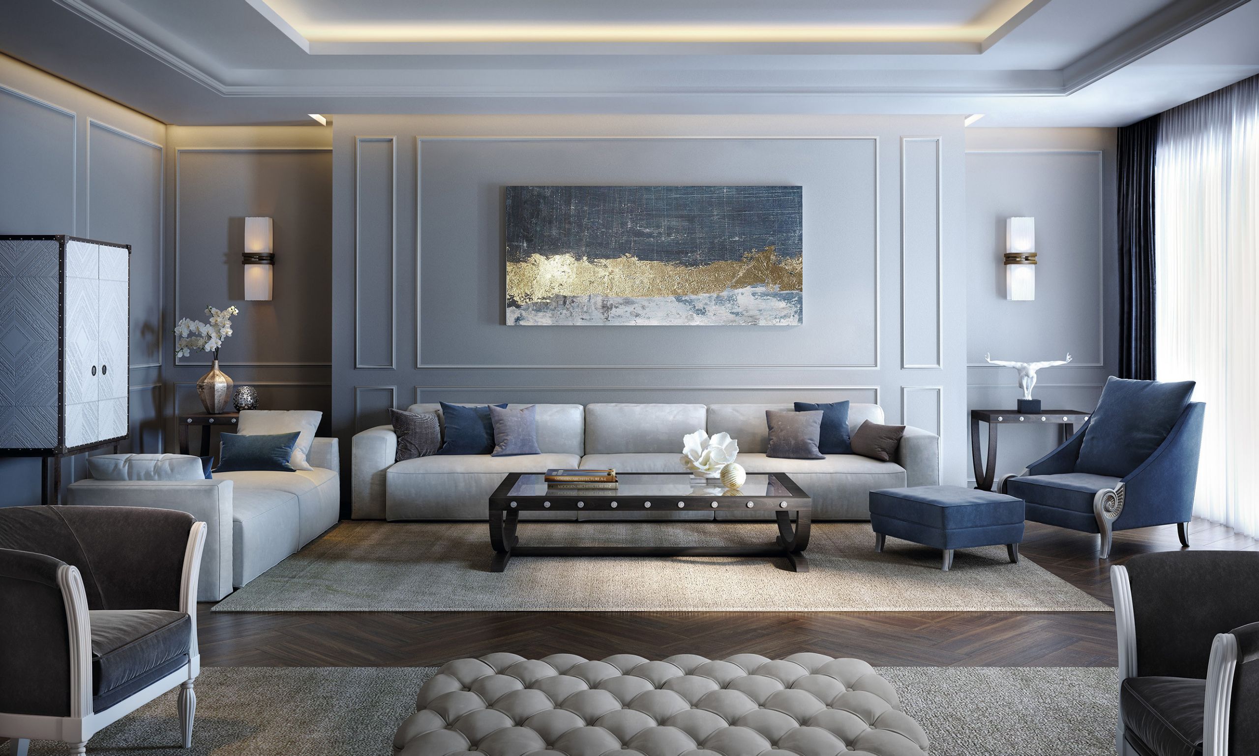 Modern Luxury Living Room
 Luxury Living Room Furniture Sets