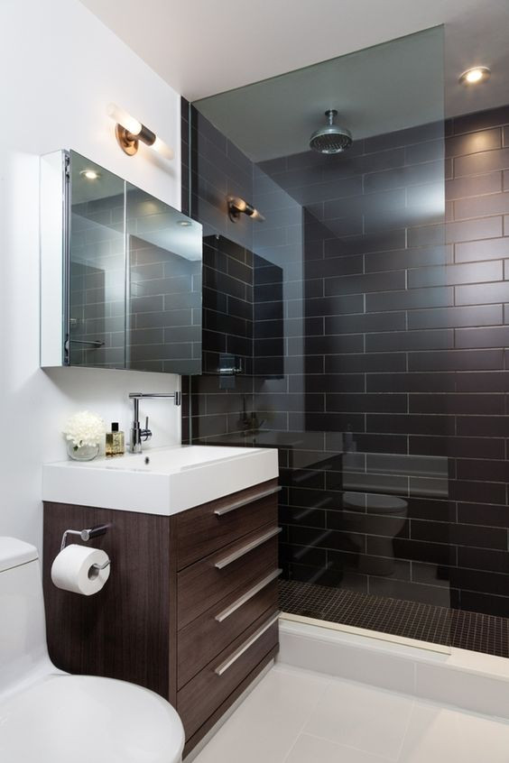 Modern Small Bathroom
 40 The Best Modern Small Bathroom Design Ideas