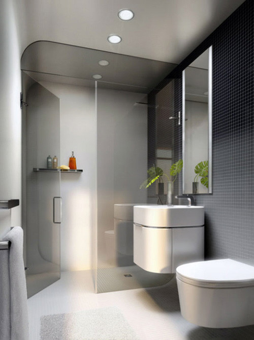 Modern Small Bathroom
 Small Bathroom Decorating Ideas