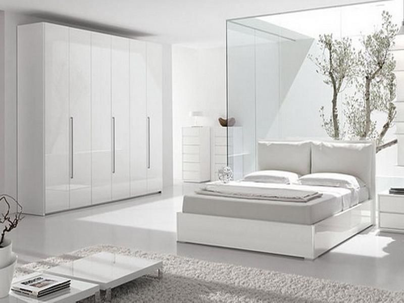 Modern White Bedroom Set
 White modern bedroom design in 2019