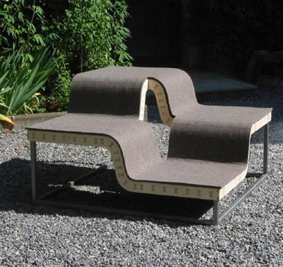 Modular Bench Seating With Storage
 modular curved outdoor wooden bench design