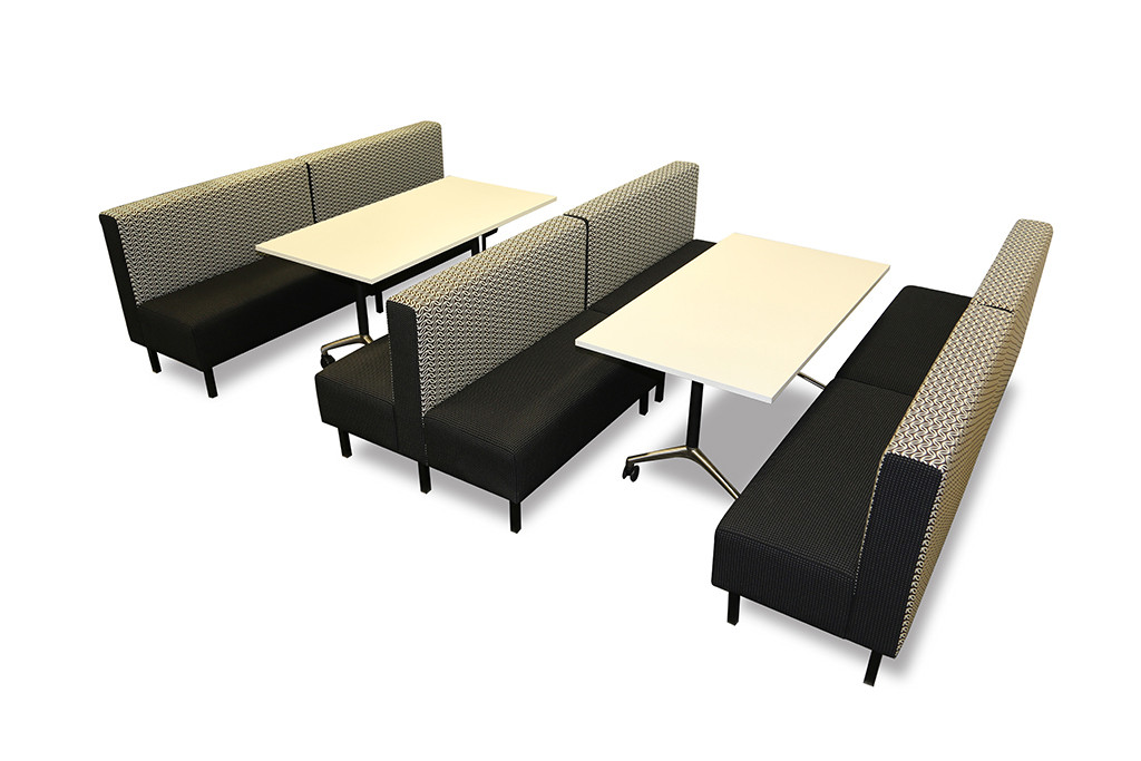 Modular Bench Seating With Storage
 Balance Modular Bench Seating Made by Aspen Interiors