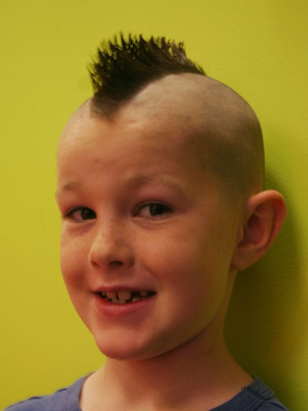 Mohawk Hairstyles For Kids
 61 best mohawk boys images on Pinterest