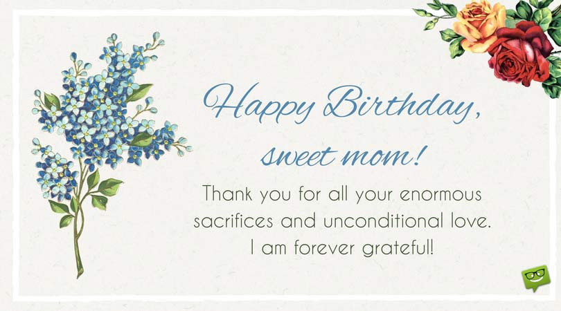 Mom Birthday Wishes
 Happy Birthday Mom