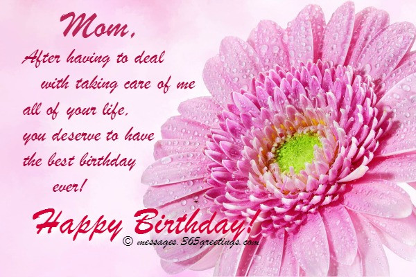 Mom Birthday Wishes
 Birthday Wishes for Mother 365greetings