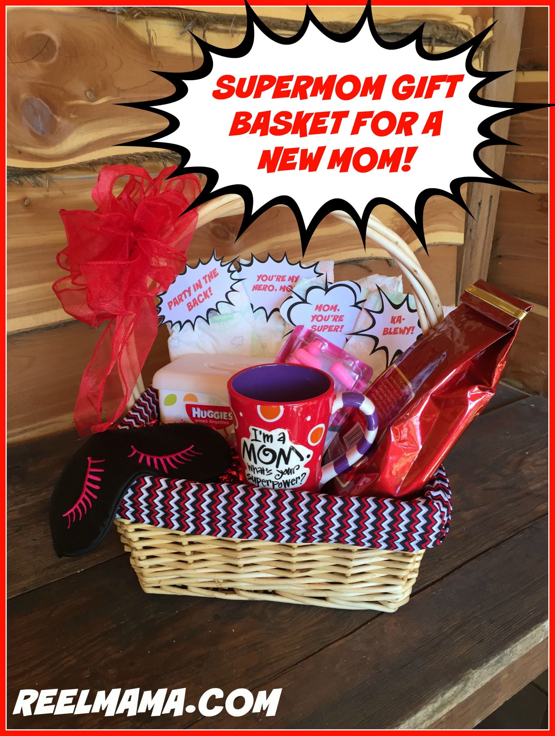 Mom Gift Basket Ideas
 Supermom t basket for a new mom Reelmama