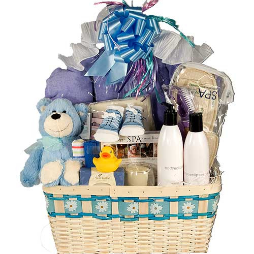 Mommy And Baby Gifts
 New Baby and Mom Gift Basket Mom and Baby Boy Gift Basket