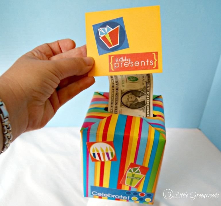 Money Gift Ideas For Birthdays
 Box of Money Teen Gift Idea by 3 Little Greenwoods Child
