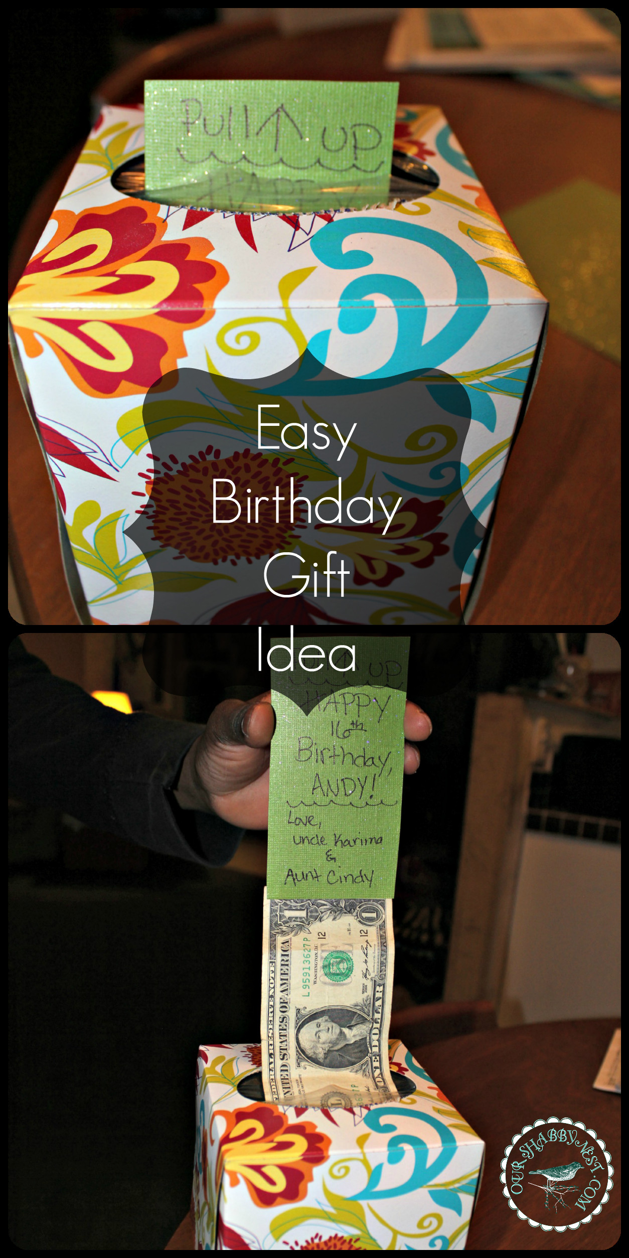 Money Gift Ideas For Birthdays
 Birthday t idea Money Homemade Gifts