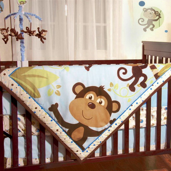 Monkey Baby Room Decor
 Monkey Baby Crib Bedding Theme and Design Ideas family