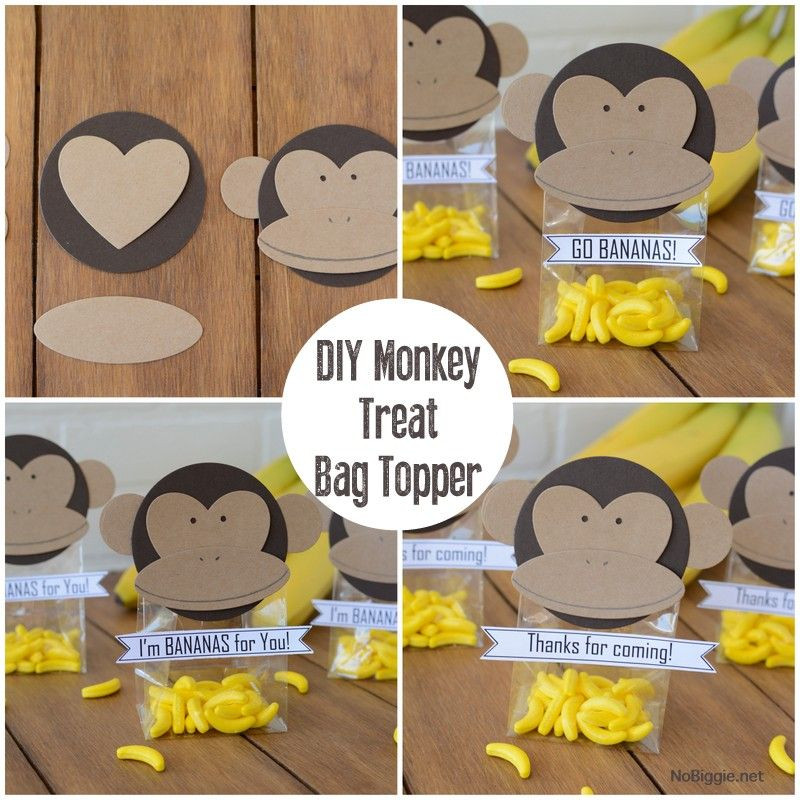 Monkey Birthday Party Supplies
 DIY Monkey Party favors DIY Handmade Gifts