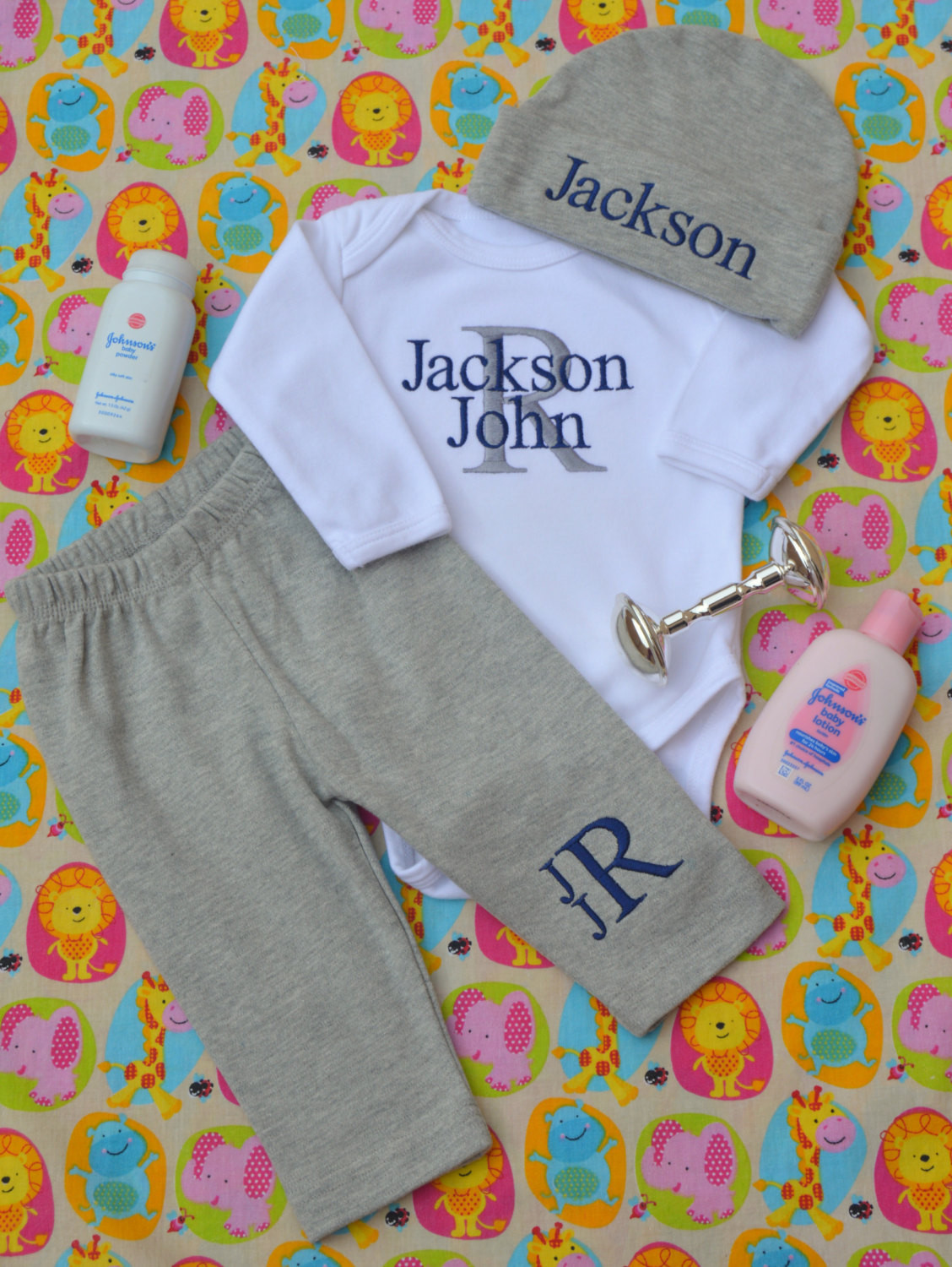 Monogrammed Baby Boy Gifts
 Baby Boy ing Home Outfit Baby Boy Clothes Baby Boy Gift
