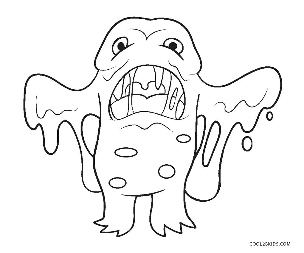 Monster Coloring Pages For Kids
 Free Printable Monster Coloring Pages For Kids