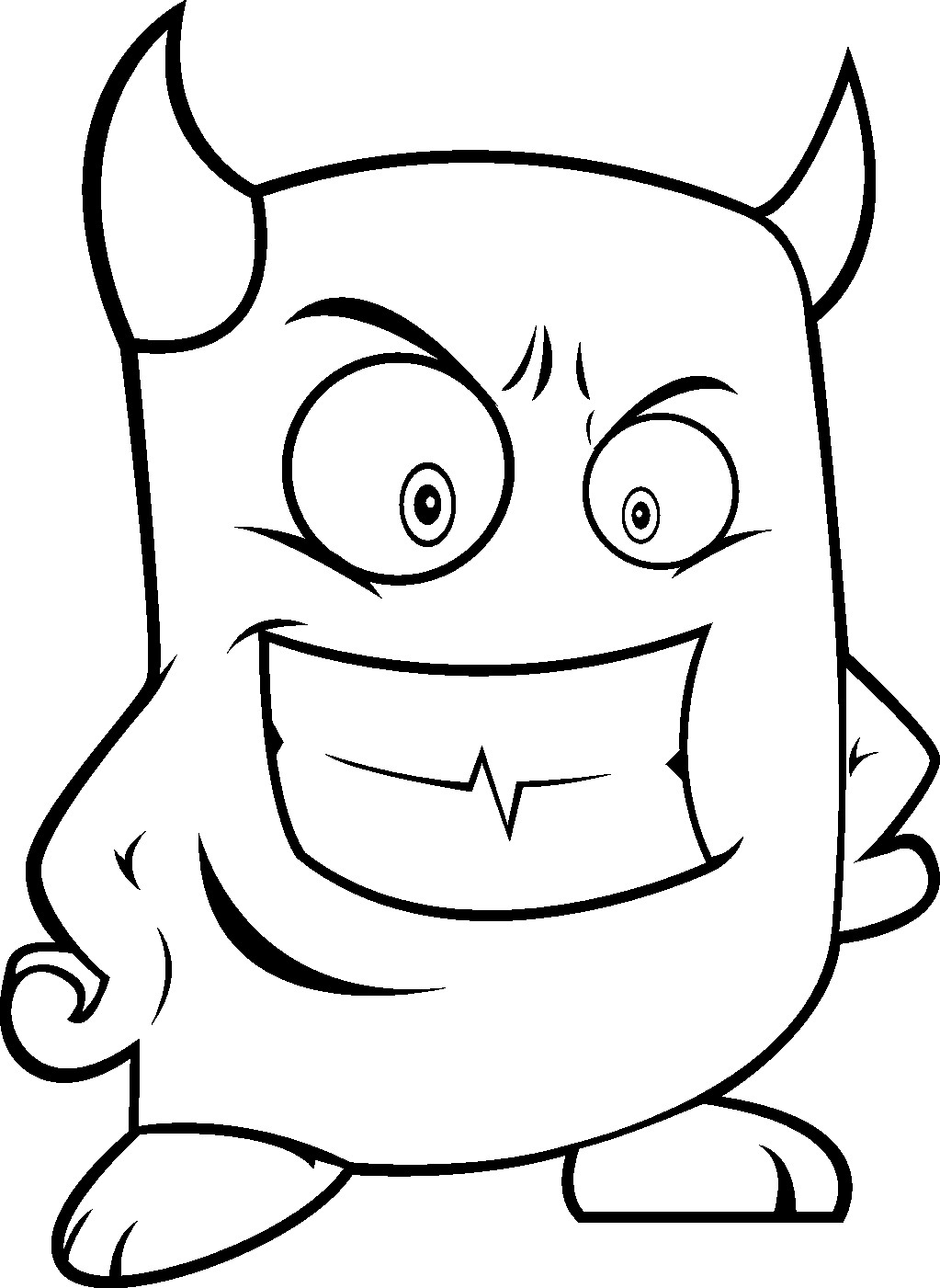 Monster Coloring Pages For Kids
 Monster Drawing For Kids at GetDrawings
