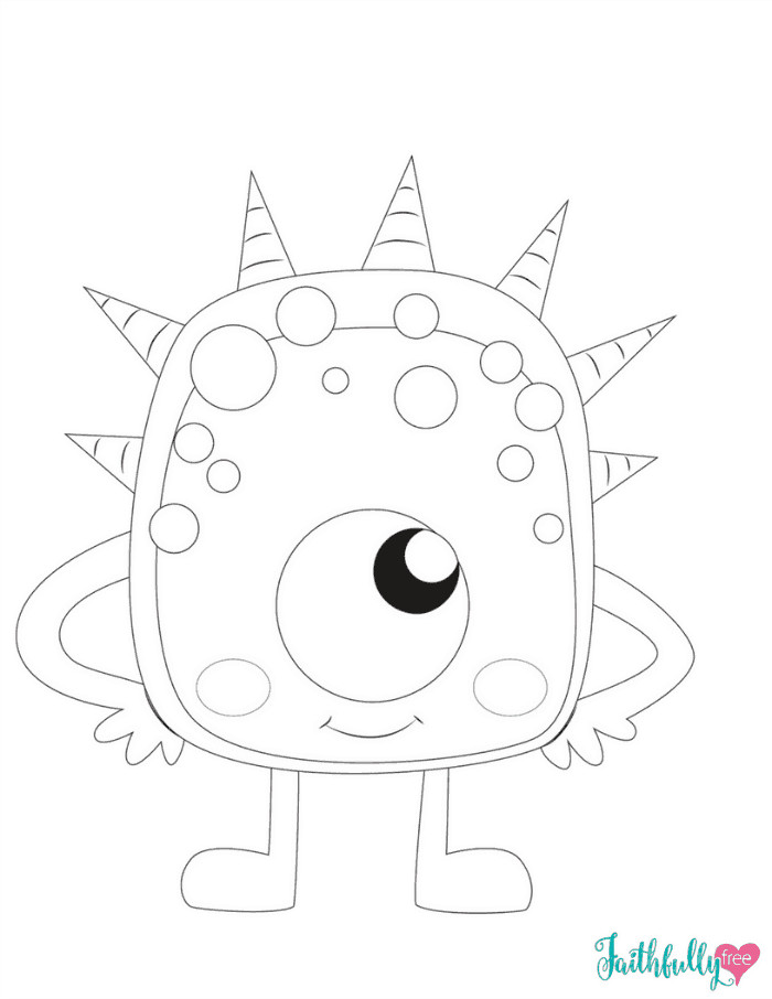 Monster Coloring Pages Printable
 Monster Coloring Pages Free Printables