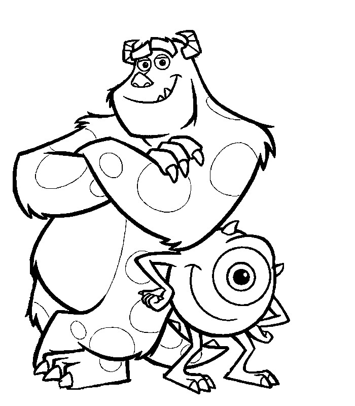 Monster Coloring Pages Printable
 monster inc coloring pages