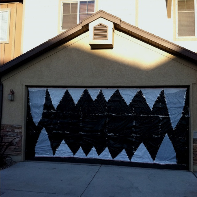 Monster Garage Door
 Pin by Stephannie Fox on Holidays