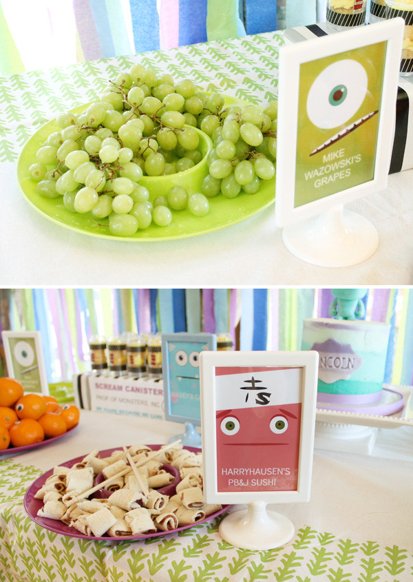 Monster Party Food Ideas
 Monsters Inc Themed Birthday Party Hostess with the