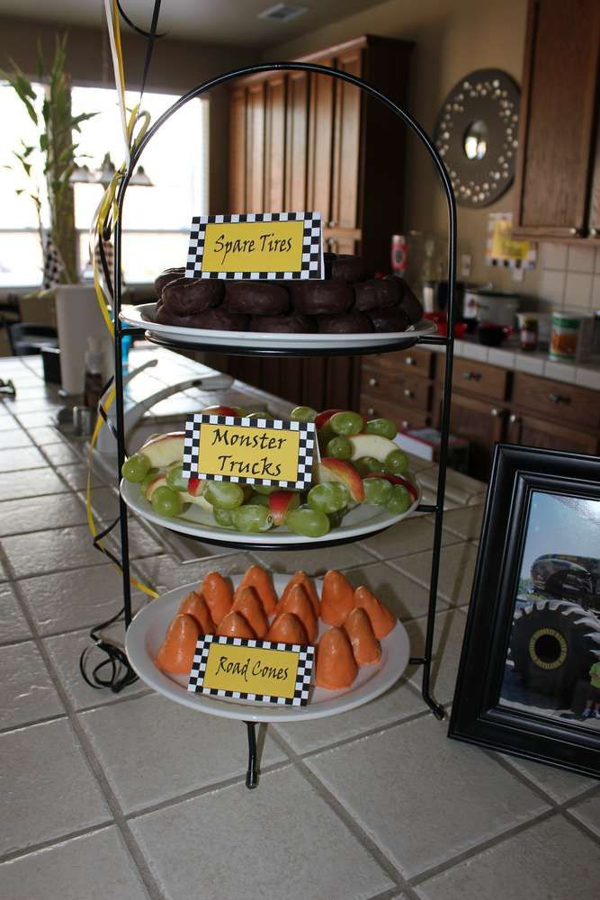 Monster Party Food Ideas
 Monster Truck Birthday Party Ideas 4 of 37