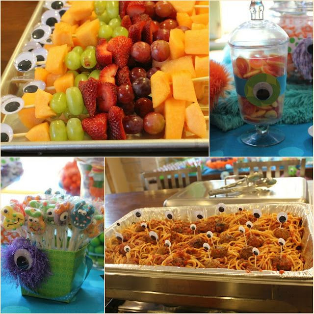 Monster Party Food Ideas
 I adopted some of these monster themed food ideas for my