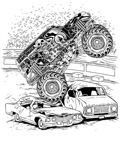 Monster Truck Coloring Pages For Kids
 Monster Truck Coloring Pages For Kids Disney Coloring Pages