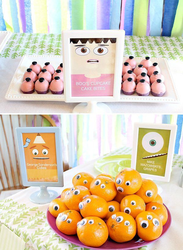Monsters Inc Birthday Party Food Ideas
 Monsters Inc Themed Birthday Party