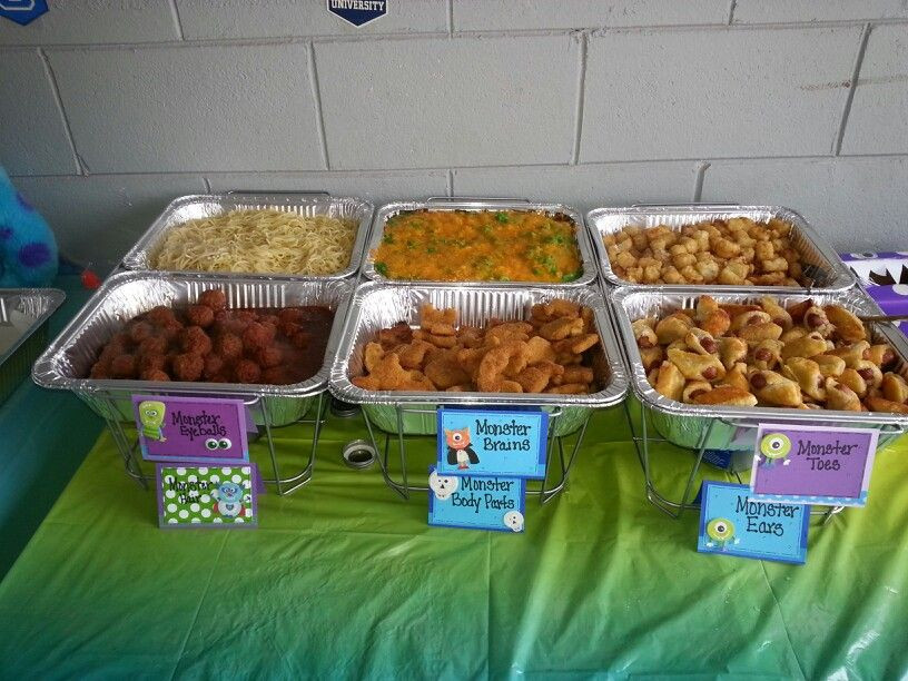 Monsters Inc Birthday Party Food Ideas
 Monster themed food