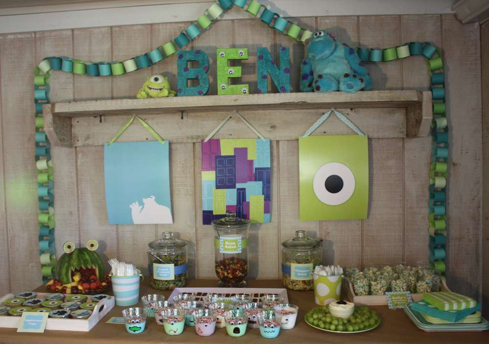 Monsters Inc Birthday Party
 monsters inc Birthday Party Ideas 5 of 25