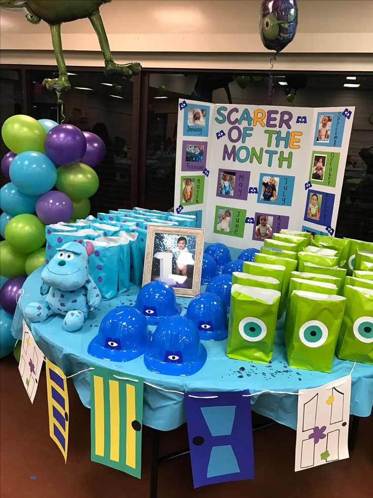 Monsters Inc Birthday Party
 33 best Ethan s first birthday images on Pinterest