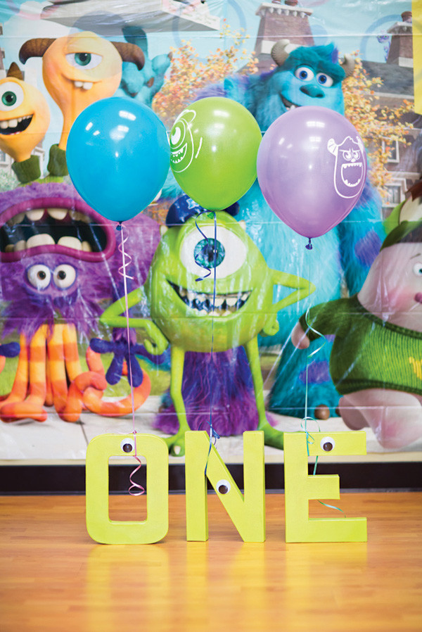Monsters Inc Birthday Party
 Incredible Monsters University 1st Birthday Extravaganza