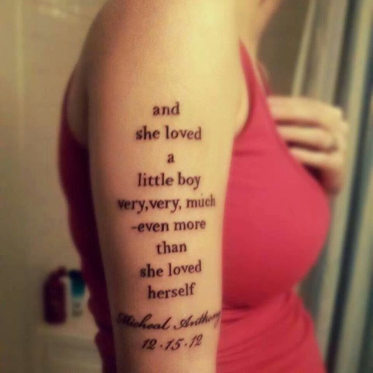 Mother And Son Tattoo Quotes
 Mom And Son Quote Tattoos Quote Number