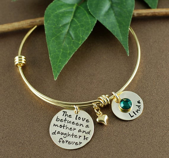 Mother Bangle Bracelets
 Items similar to Love between a Mother and Daughter is