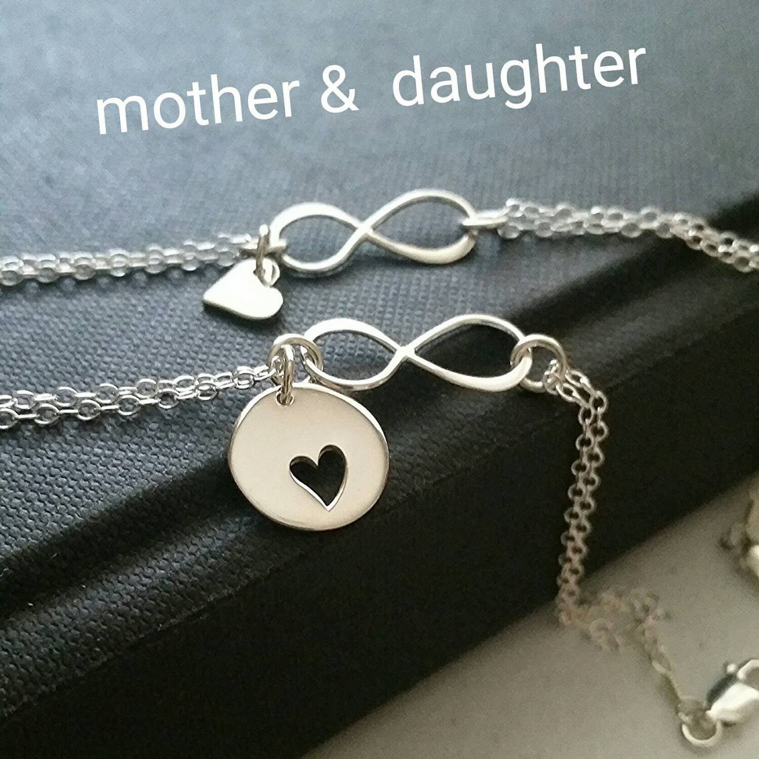 Mother Daughter Bracelet
 Mother and daughter bracelets mother daughter infinity