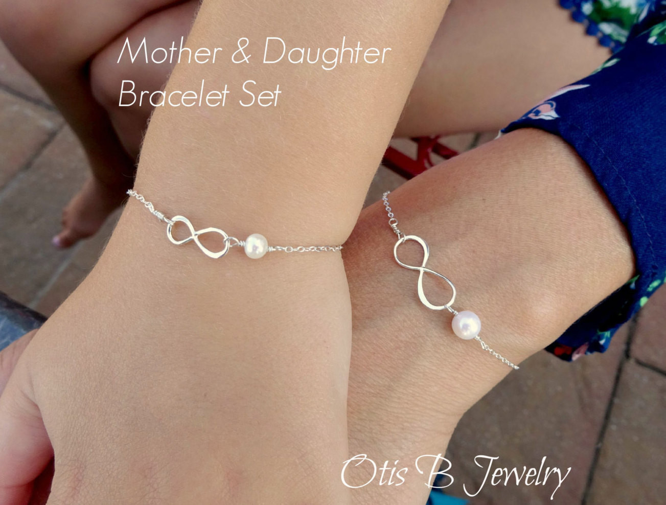 Mother Daughter Bracelet
 Mother Daughter bracelet SET & Small infinty bracelet