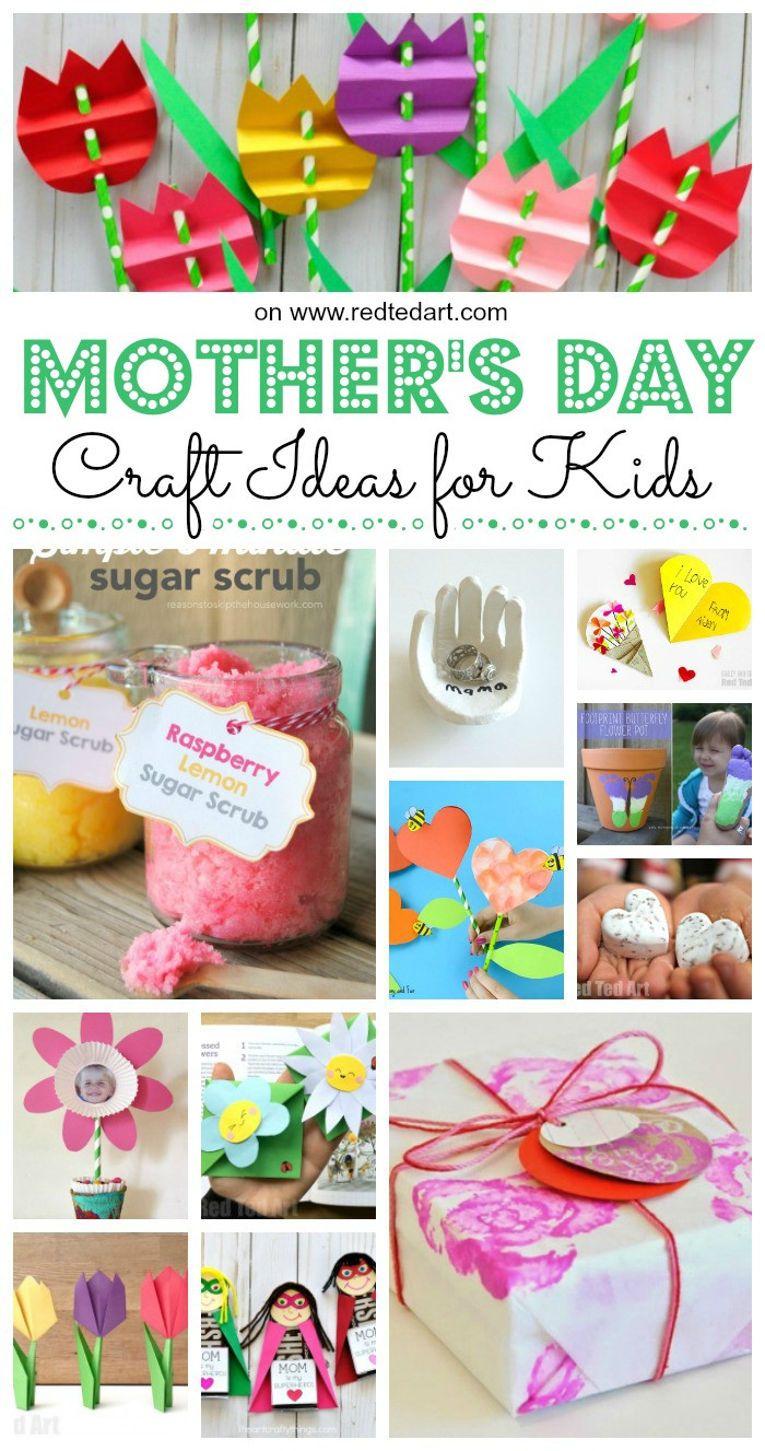 Mother Day Craft Ideas For Kids To Make
 Easy Mother s Day Crafts for Kids to Make Red Ted Art