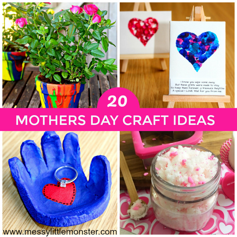 Mother Day Craft Ideas For Kids To Make
 Messy Little Monster
