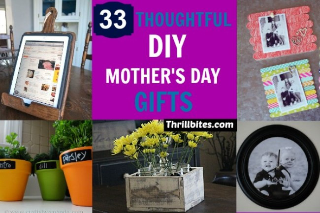 Mother Day Gift Ideas From Teenage Daughter
 33 Thoughtful DIY Mother s Day Gifts Thrillbites