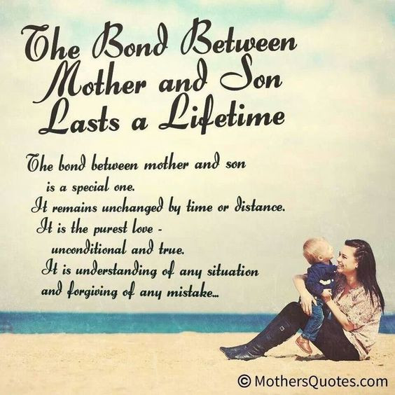 Mother Day Quotes From Son
 Mothers Happy mothers day and Picture quotes on Pinterest